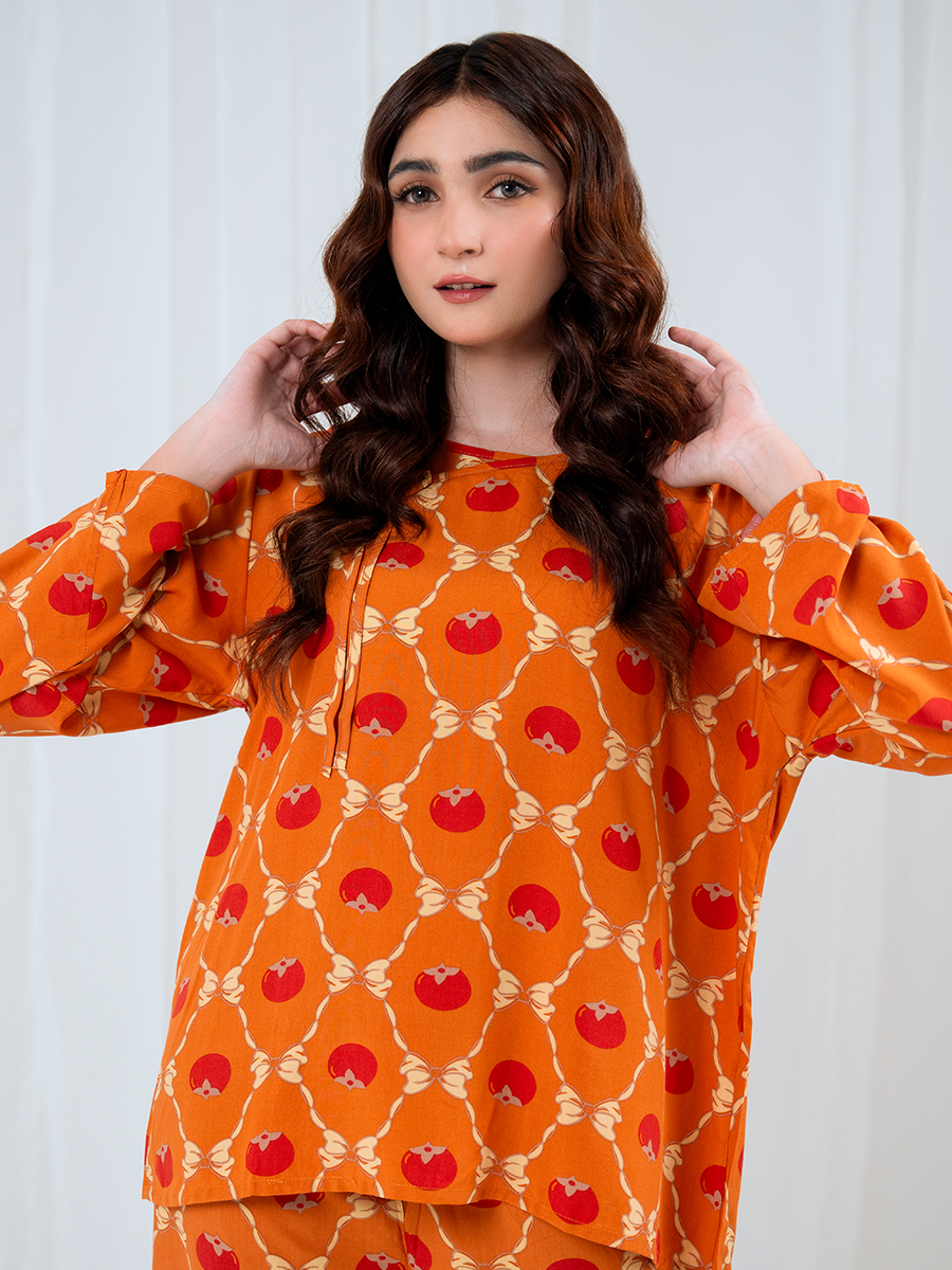 Tangerine bloom co-ord