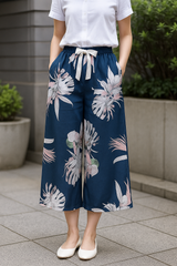 Floral Blue Pajama Pant