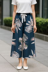 Floral Blue Pajama Pant