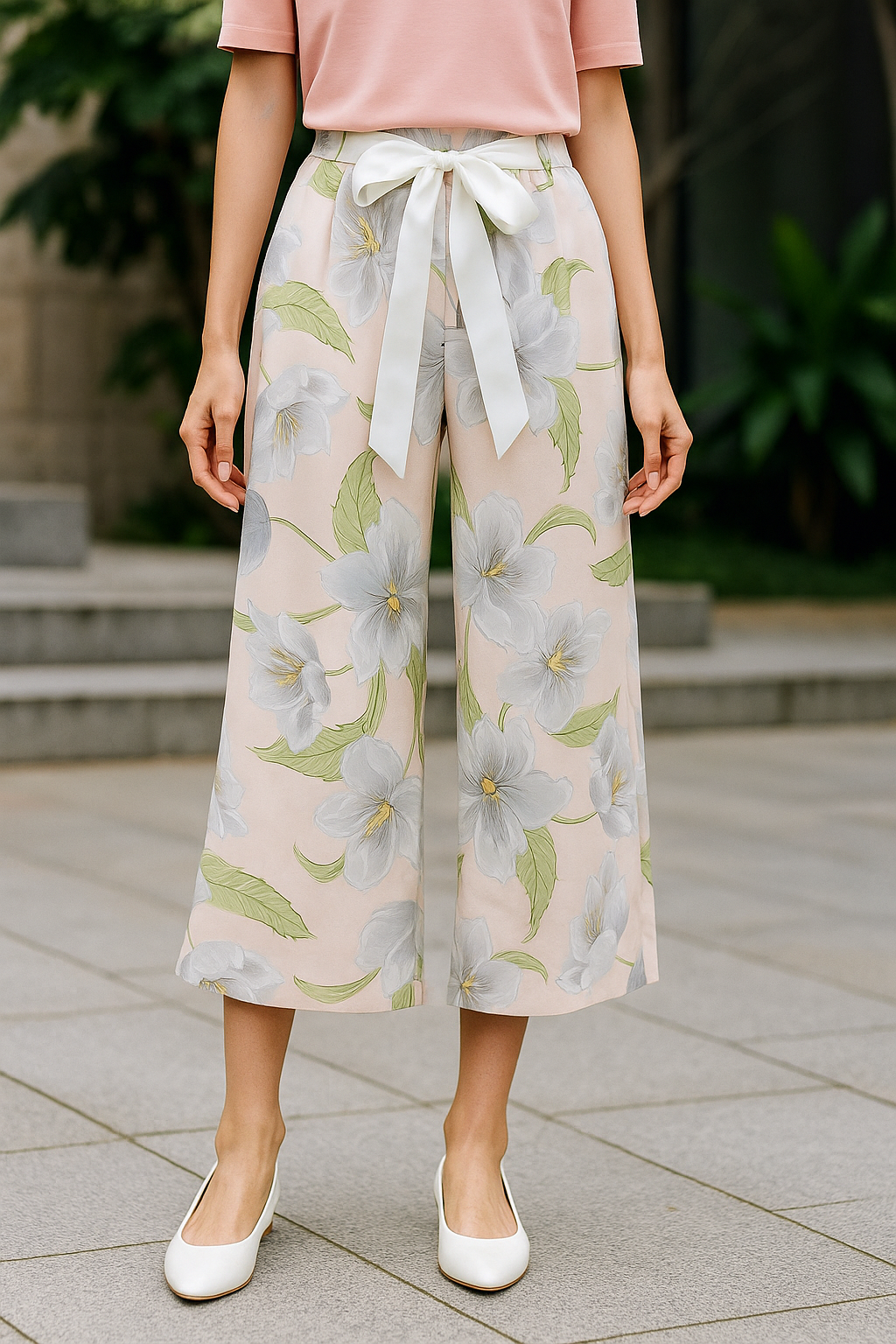 Floral Pink Pajama Pant