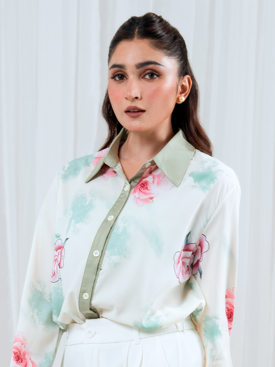 Mint Rose Top