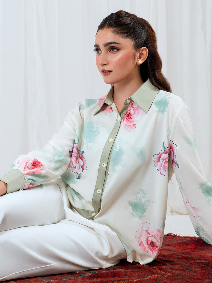 Mint Rose Top