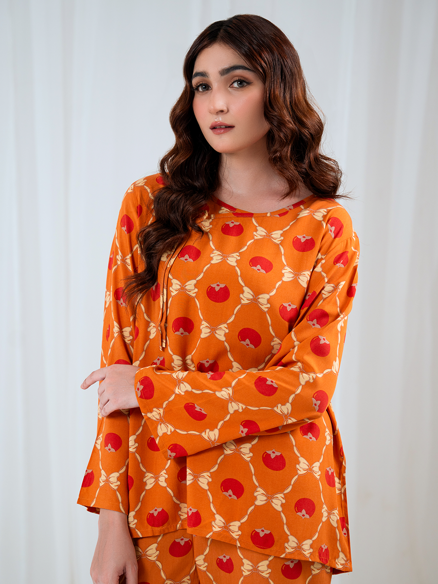 Tangerine bloom co-ord