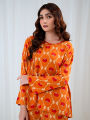 Tangerine bloom co-ord