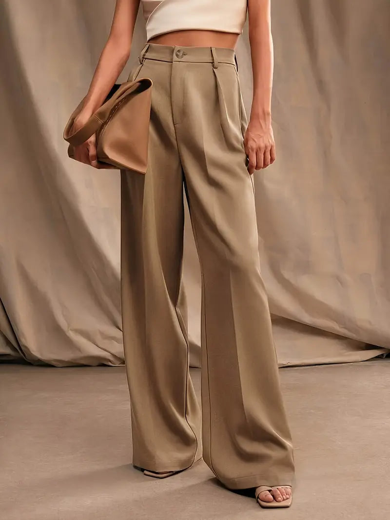 Brown Wide Leg Pant