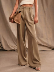 Brown Wide Leg Pant