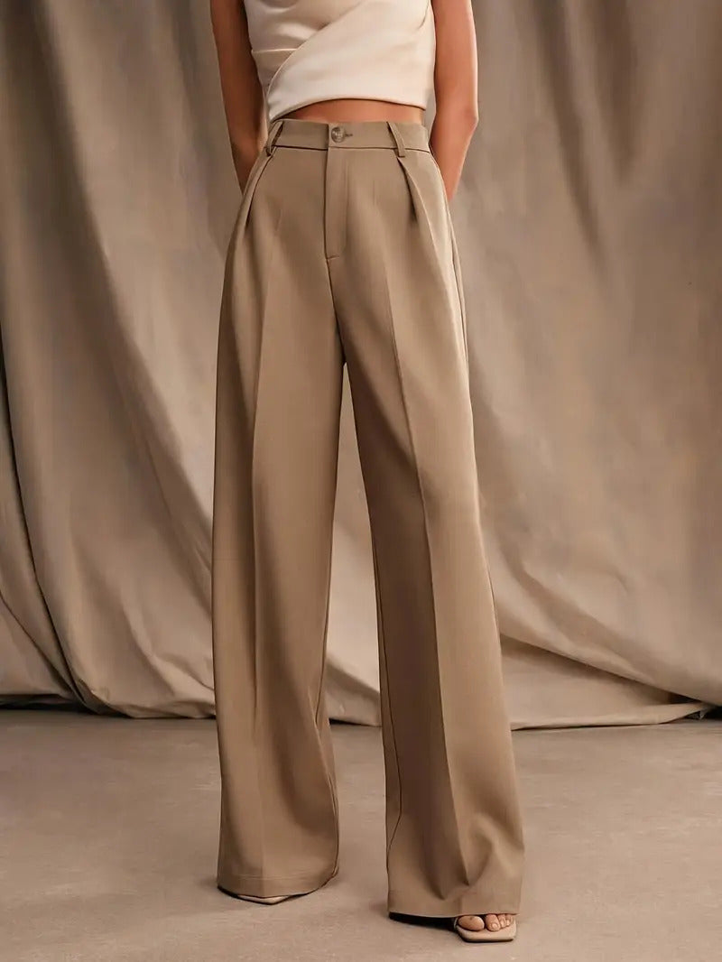 Brown Wide Leg Pant